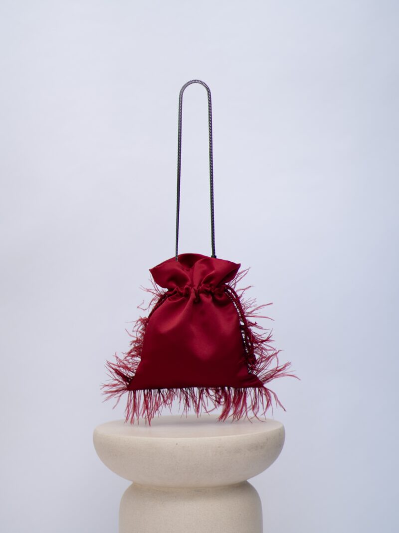 FEATHERED ELEGANCE PURSE
