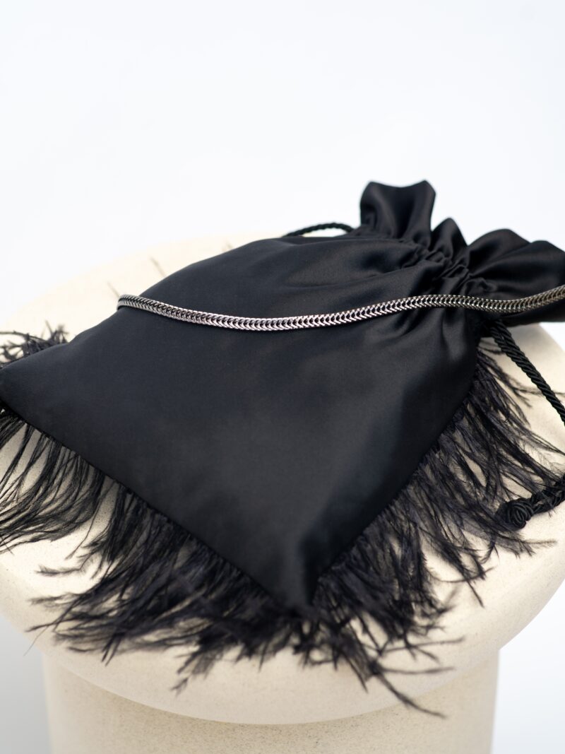 FEATHERED ELEGANCE PURSE